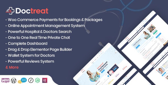 Doctreat v1.7.0 – Doctors Directory WordPress Theme
