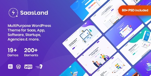 SaasLand v3.7.5 – MultiPurpose Theme for Saas & Startup