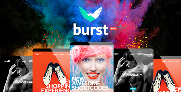 Burst v3.7 – A Bold and Vibrant WordPress Theme