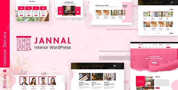 Jannal v3.6 – Windows Curtains & Doors Service WordPress Theme