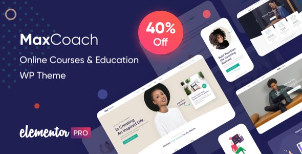 MaxCoach v3.3.4 – Online Courses & Education WP Theme