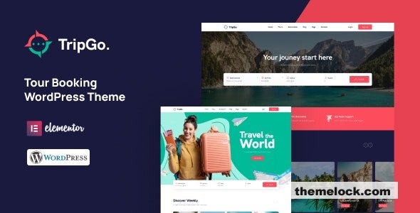Tripgo v1.6.7 – Tour Booking WordPress Theme