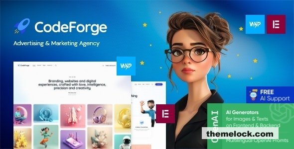 CodeForge v1.13.0 – IT Company WordPress Theme