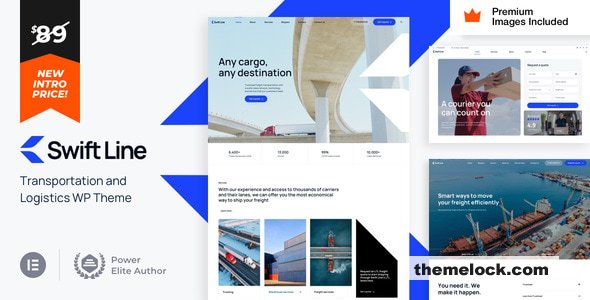 SwiftLine v36 – Transportation Logistics WordPress Theme