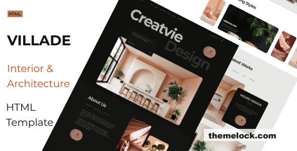 Villade – Interior & Architecture HTML Template