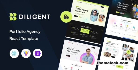 Diligent – Creative Agency & Portfolio React Template