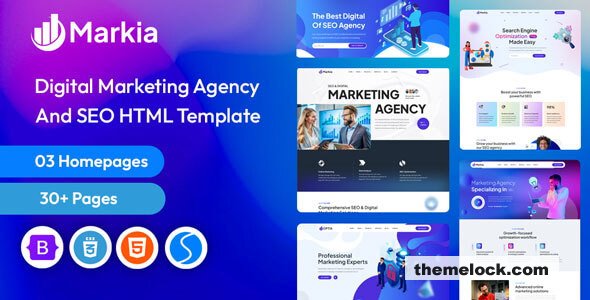 Markia – Digital Marketing & SEO HTML Template