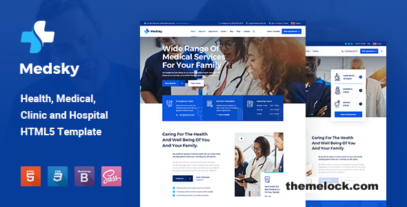 Medsky – Health Medical Clinic HTML5 Template