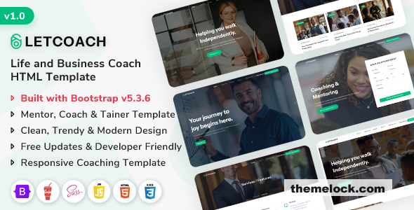 Letcoach – Life and Business Coach HTML Template