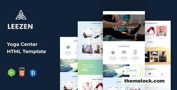 Leezen – Exclusive Yoga Center HTML Template