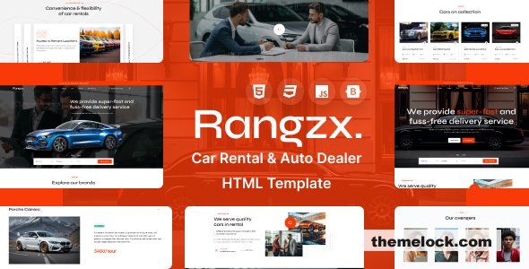 Rarngzx – Car Rental & Auto Dealer HTML Template