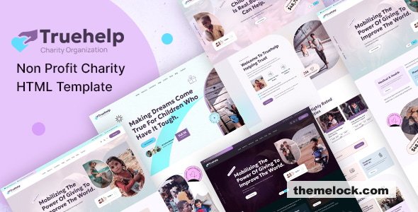 Truehelp – Non Profit Charity HTML Template