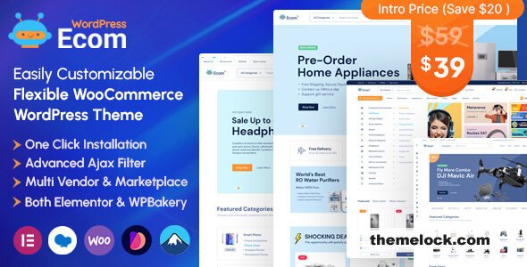 Ecom v1.3.2 – Multipurpose WooCommerce WordPress Theme