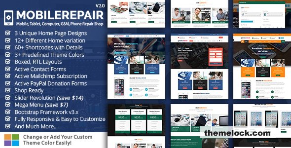 Mobile Repair v2.0 – HTML Template
