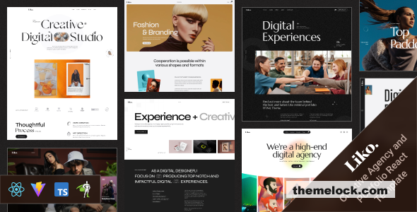 Liko – Creative Agency & Portfolio React Template