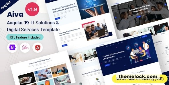 Aiva – Angular 19+ IT Solutions & Technology Services Template