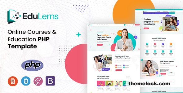 Edulerns – Education Courses PHP Template
