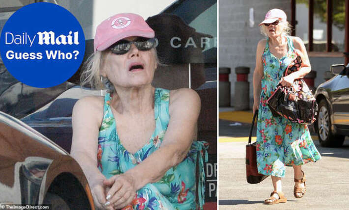 ’70s movie siren pictured on rare outing. Can you guess who?