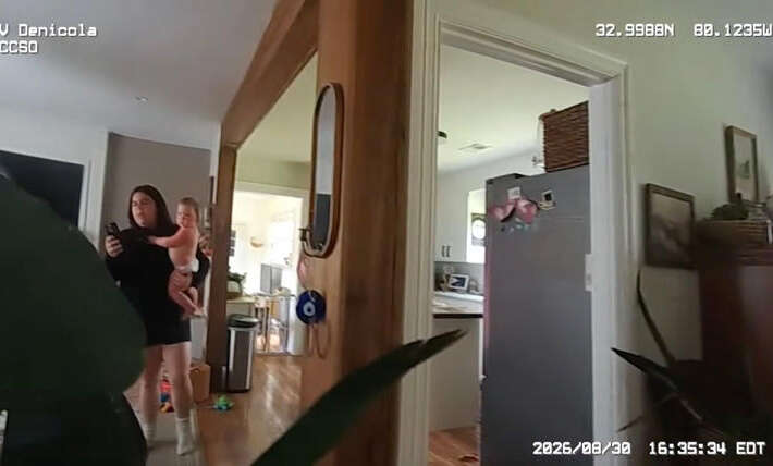 Bodycam footage reveals police welfare check in weeks before South Carolina toddlers’ deaths