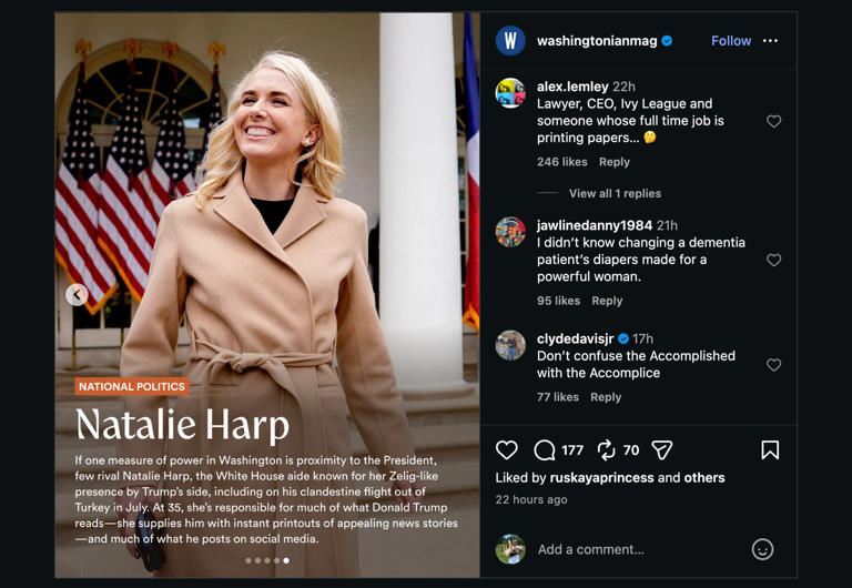 Magazine slammed as Natalie Harp is featured on prestigious list 2 AA2dqAqo