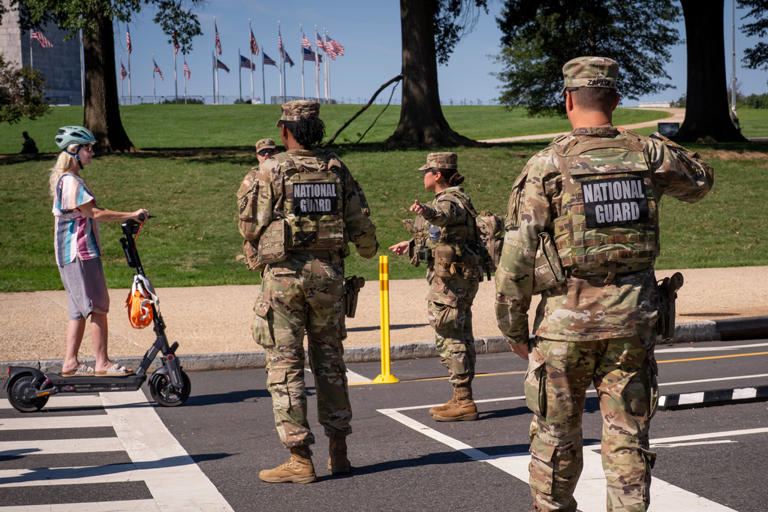 A National Guard member deployed to Washington, DC, is arrested on firearms charge 2 AA2dro8u