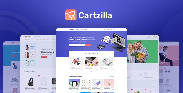 Cartzilla v1.1.1 – Digital Marketplace & Grocery Store WordPress Theme
